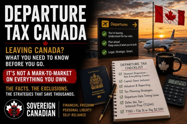 Departure tax Canada explained: deemed disposition on leaving Canada