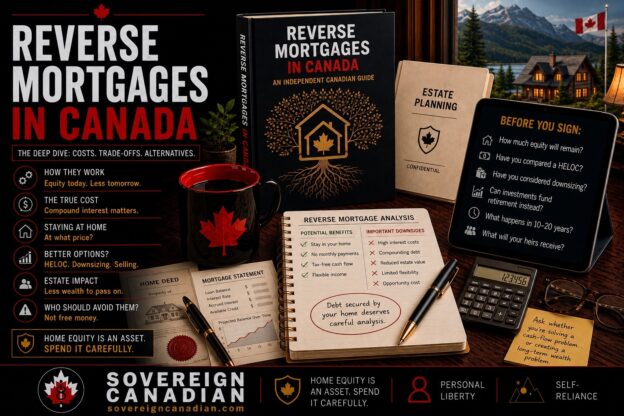 Reverse mortgages in Canada: costs, compounding debt, estate impact, and alternatives like a HELOC, downsizing, or selling the home