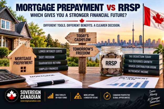 Mortgage prepayment versus RRSP in Canada comparing debt reduction with tax-deferred retirement investing